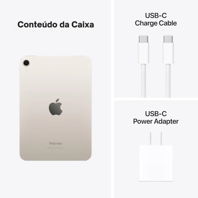 iPad Mini (7º Geração) Wi-Fi - 128GB - Estelar - Imagem 6