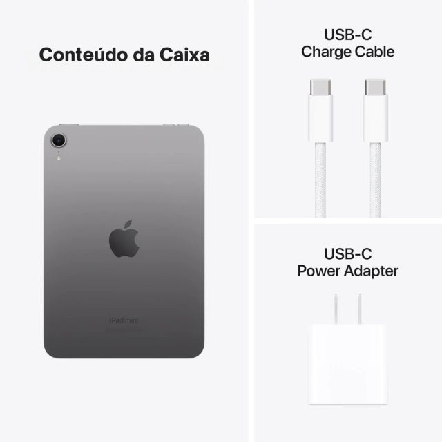 iPad Mini (7º Geração) Wi-Fi - 512GB - Cinza - Imagem 6