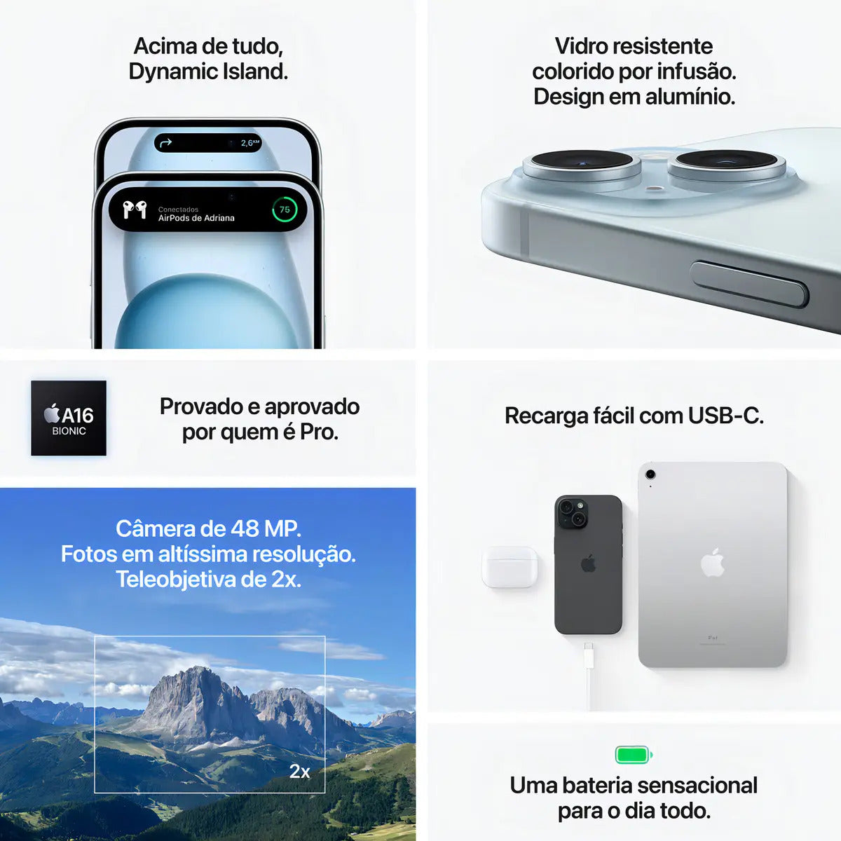 Apple iPhone 15 128GB Preto - Imagem 9