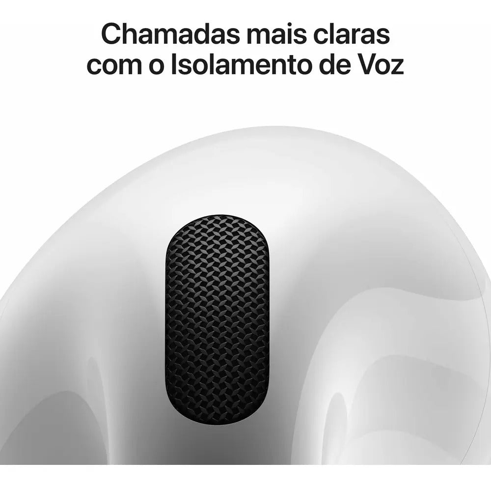 Apple AirPods 4 com Cancelamento Ativo de Ruído - Imagem 3