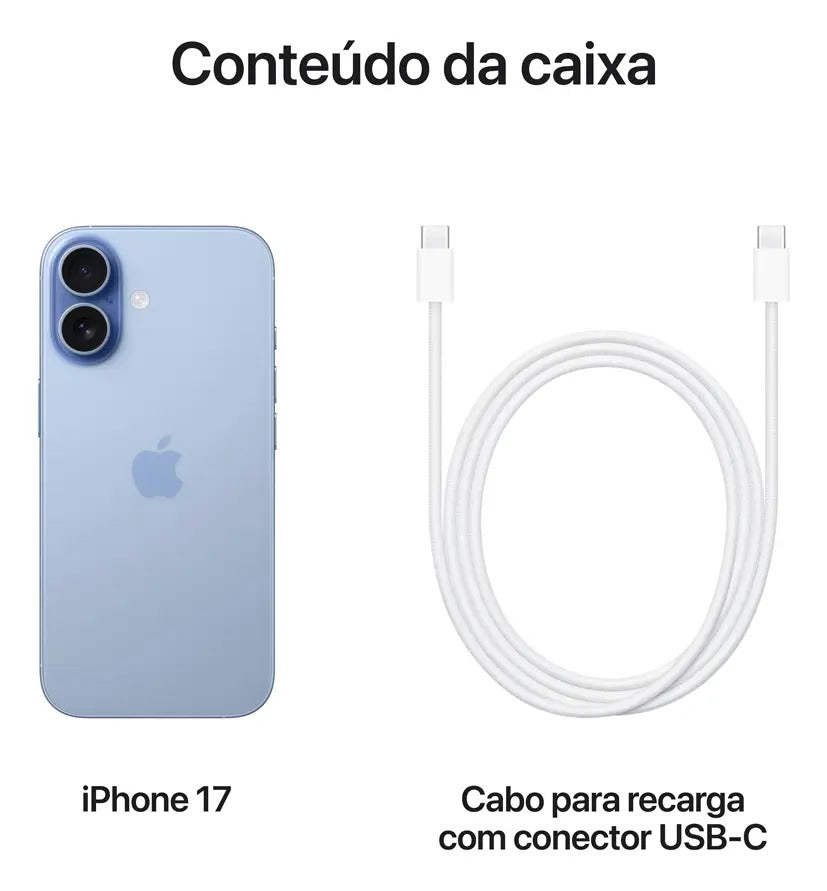 Apple iPhone 17 512GB Azul-Névoa - Imagem 8