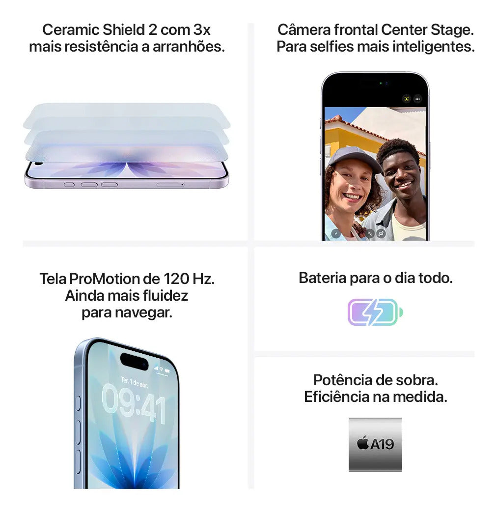 Apple iPhone 17 512GB Sálvia - Imagem 6