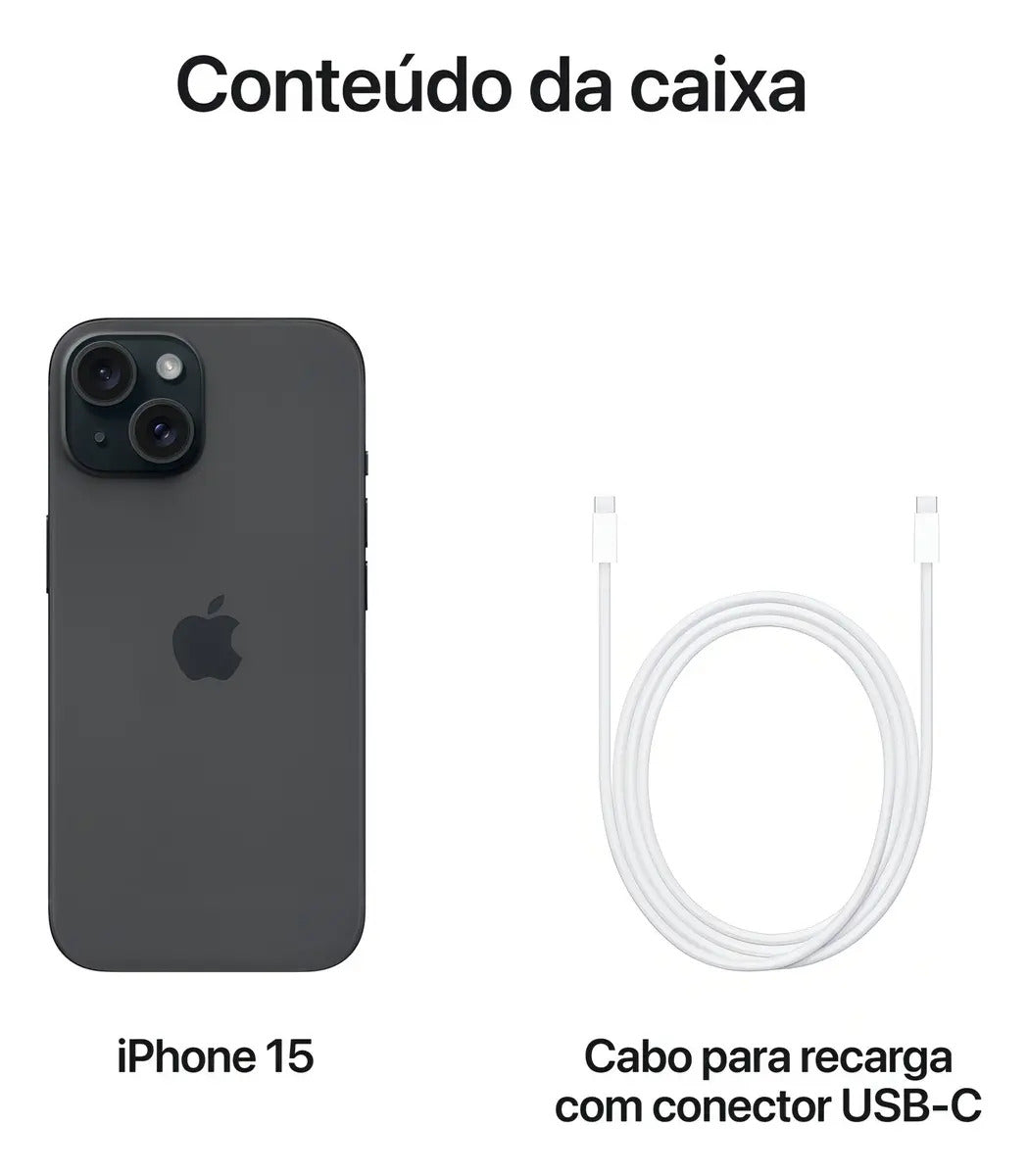 Apple iPhone 15 128GB Preto - Imagem 10